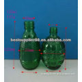 125ml Good Quality Wholesale Customized Small Green Fancy Glass Wine Bottle With Cap